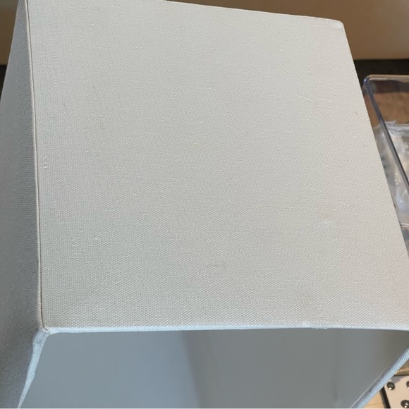 White Rectangular Lamp Shade - Picture 10 of 16